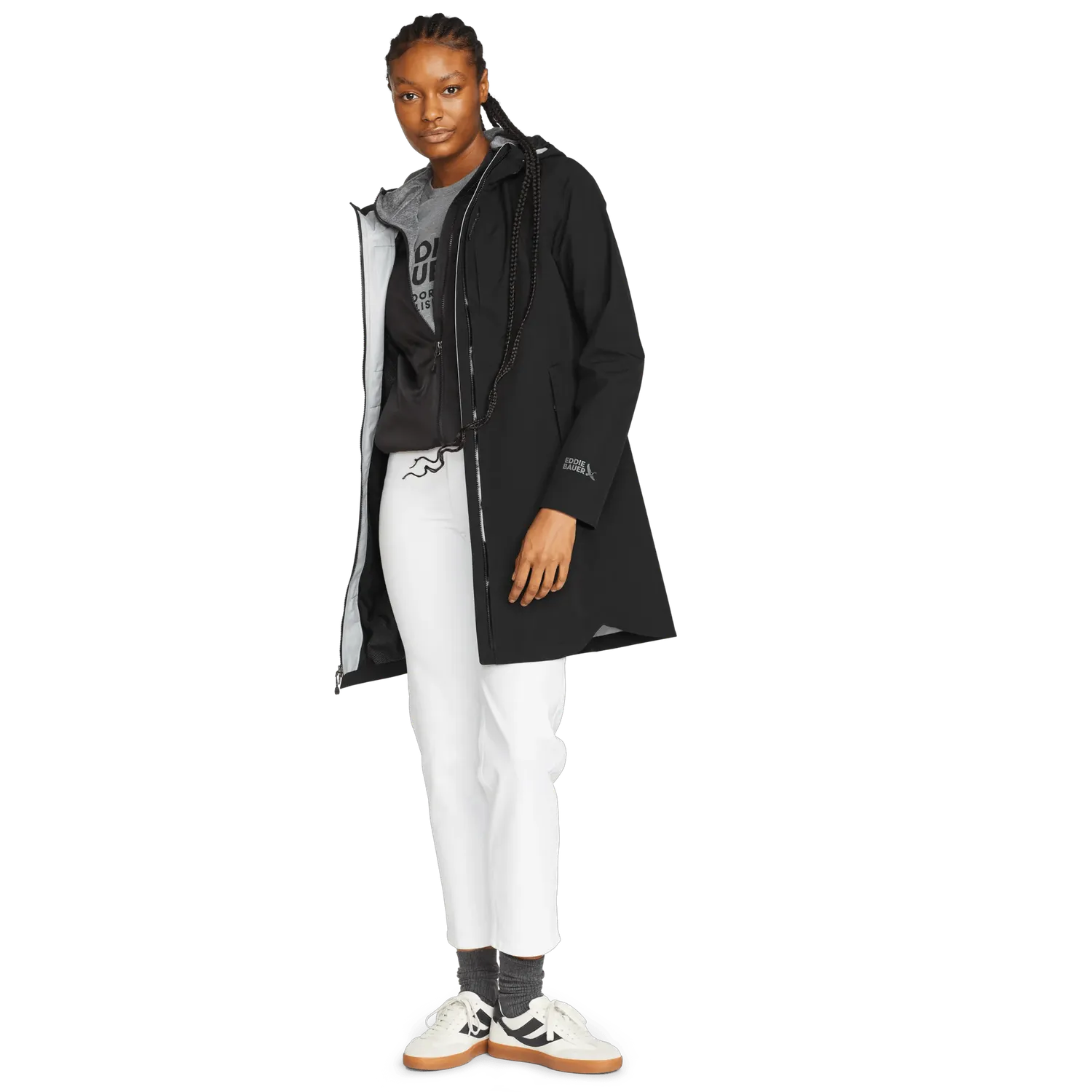 Eddie Bauer Oscillate 3L palton damă negru impermeabil