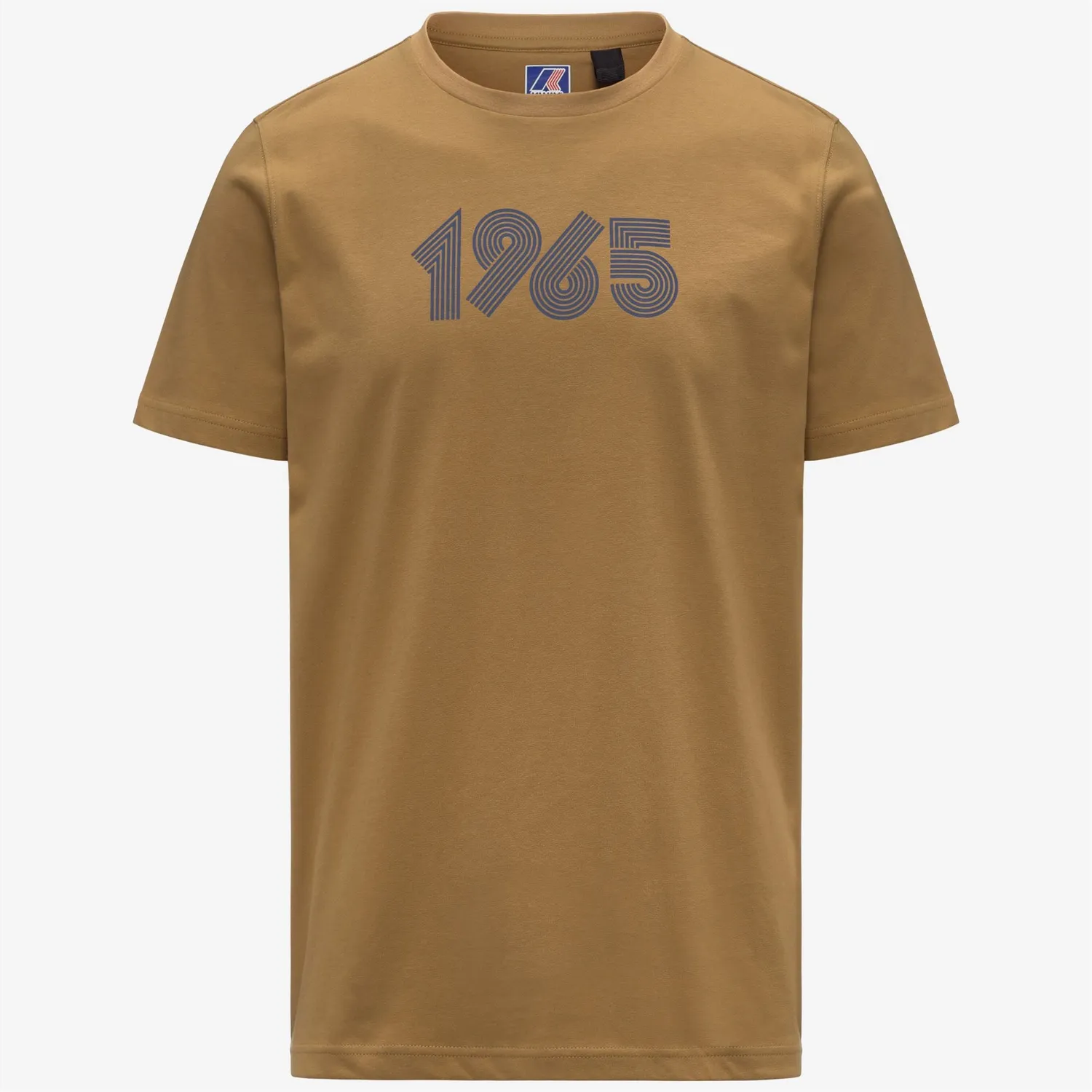 K-Way Leonide 1965 Print tricou unisex maro bumbac