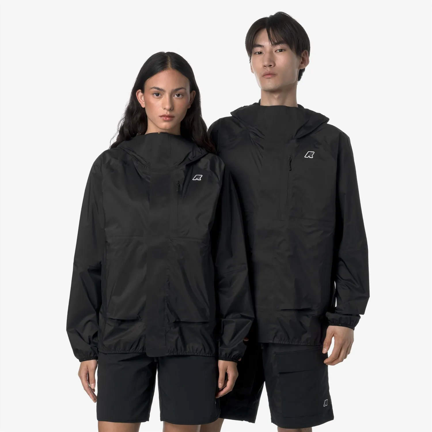 K-Way Roche geaca drumetie neagra impermeabila 10K