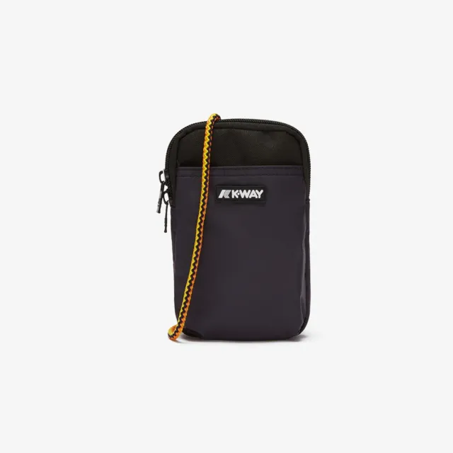 K-Way Vitree husa telefon neagra cu snur