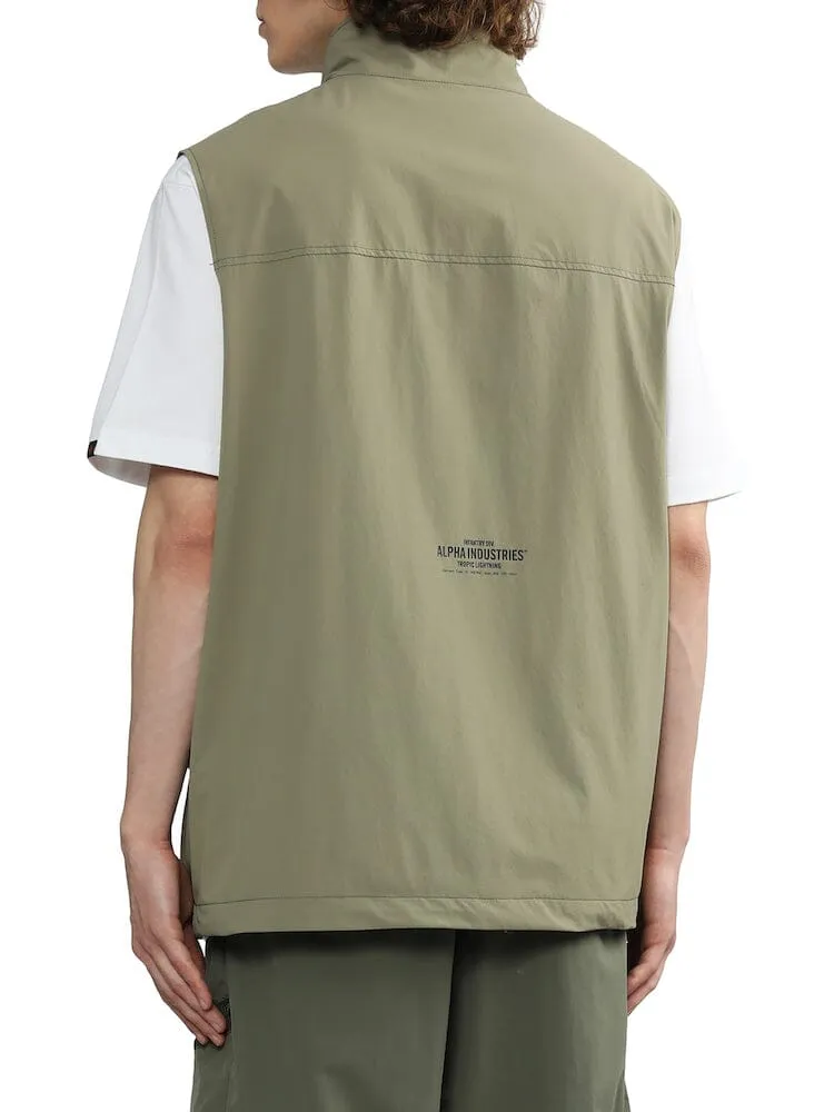 Alpha Industries UNFRM vestă tactică kaki din nailon