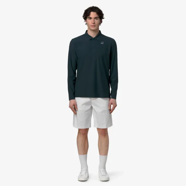 K-Way Cleek Golf polo bărbați Green Dk Jungle