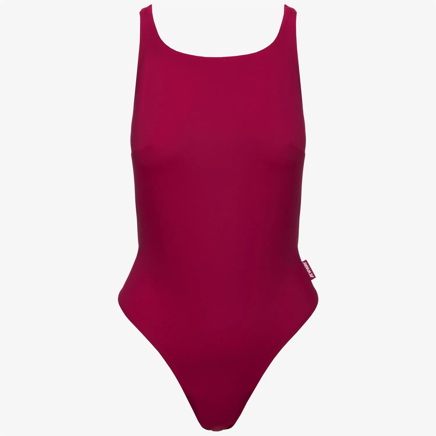 K-Way Bricy costum baie femei Red Persian intreg decupat