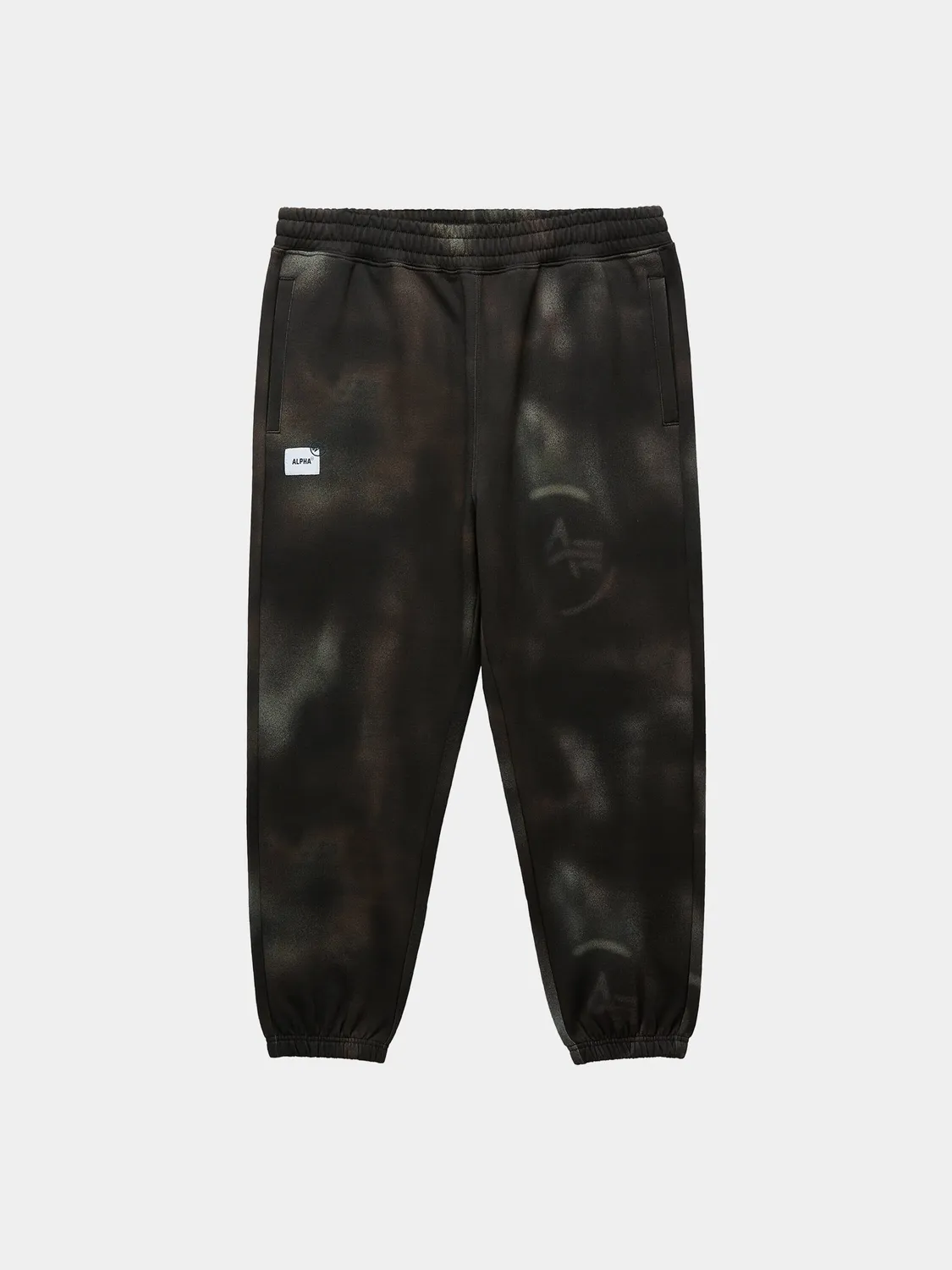 Alpha Industries UNFRM Washed pantaloni trening gri bumbac