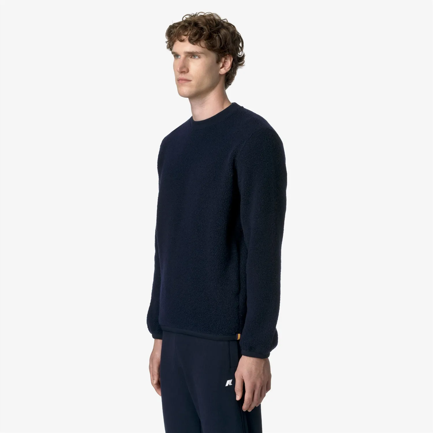 K-Way Eround Wool Fleece pulover albastru lana