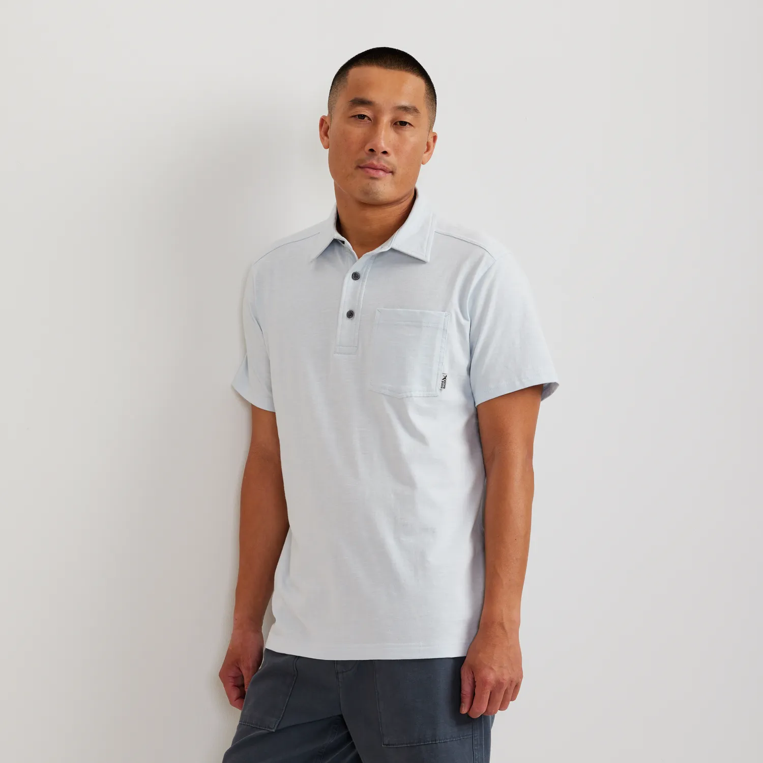 Eddie Bauer Baja tricou polo bărbați ivory M