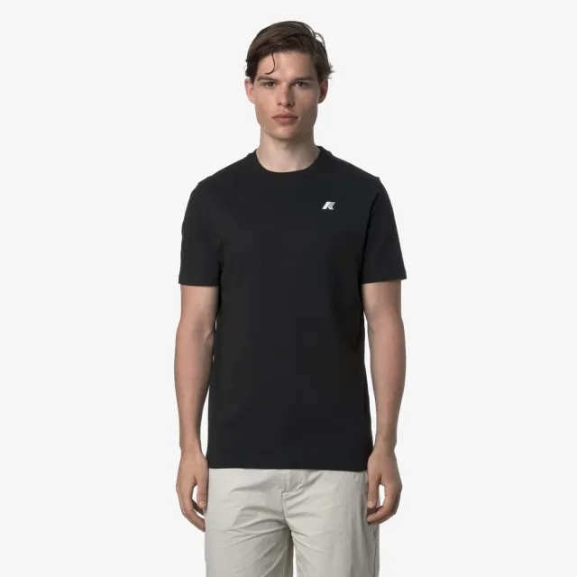 K-Way Odom tricou barbati negru bumbac