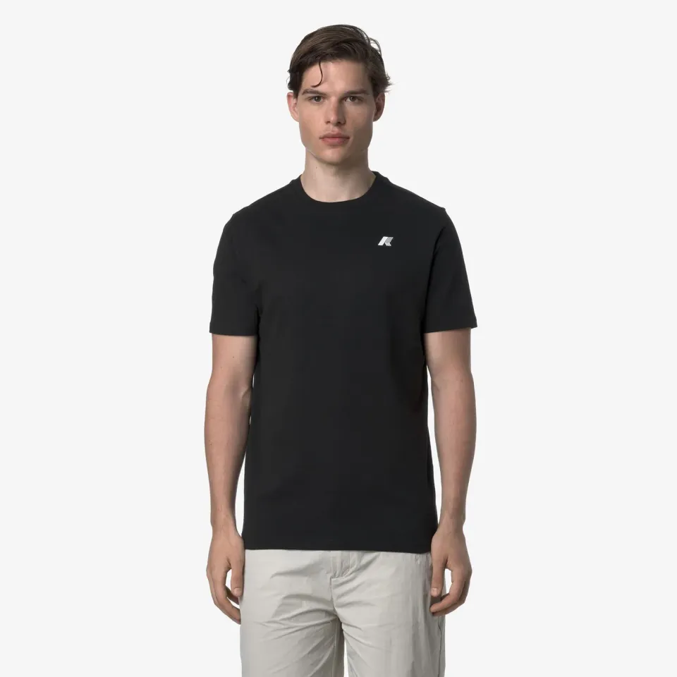 K-Way Odom tricou barbati negru bumbac