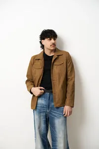 Mareus Amber Croc 613 geaca piele barbati Amber Nubuck