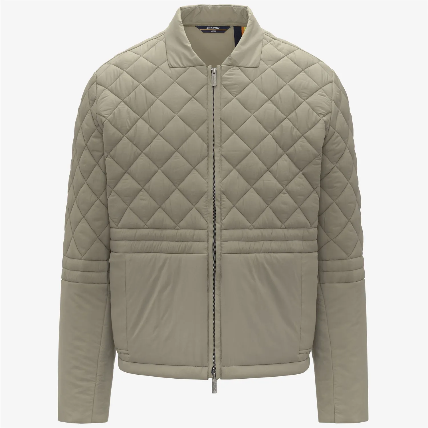 K-Way Bariol Premium Warm geaca verde matlasata