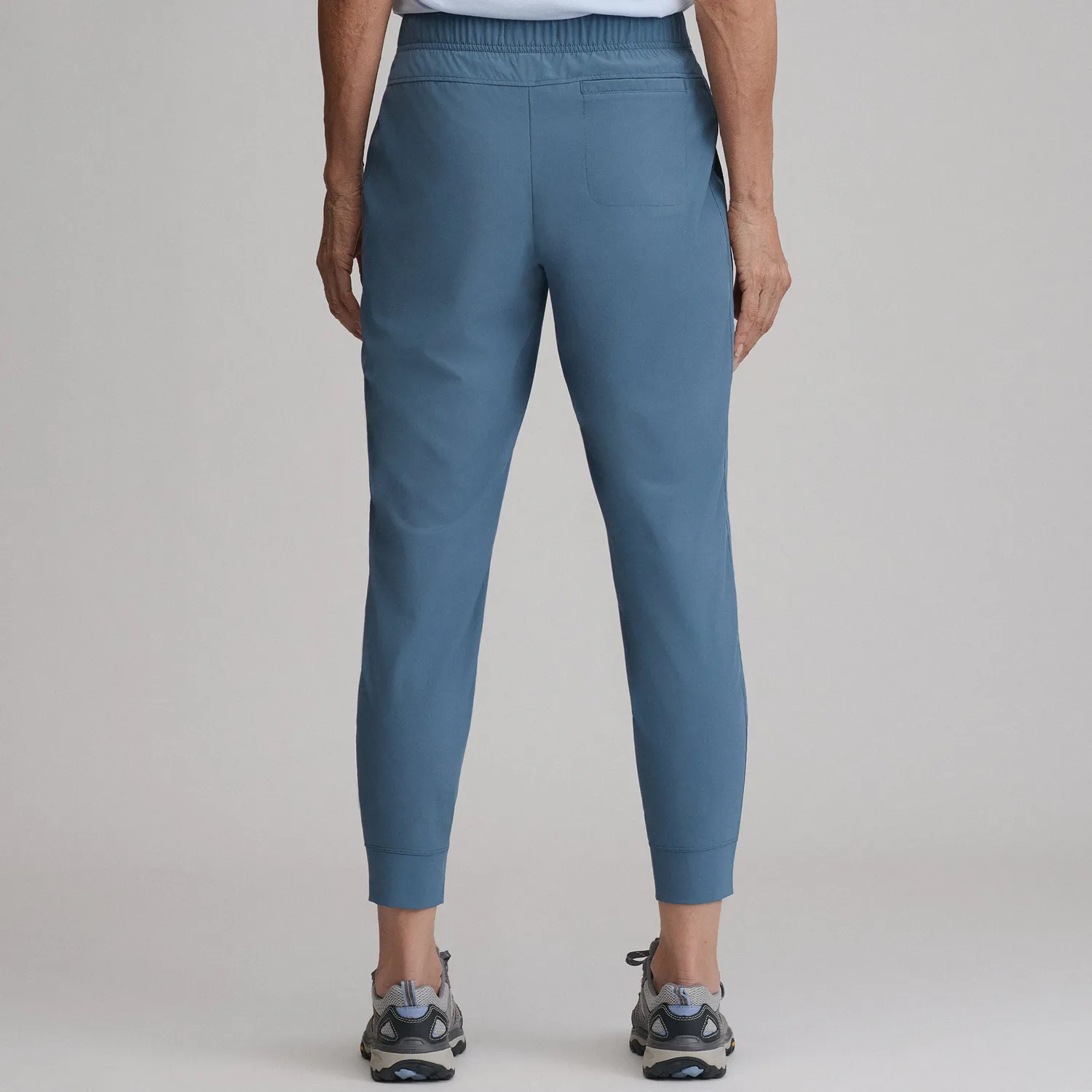 Eddie Bauer Departure Stretch Mid-Rise Joggers pantaloni dama negri elastici