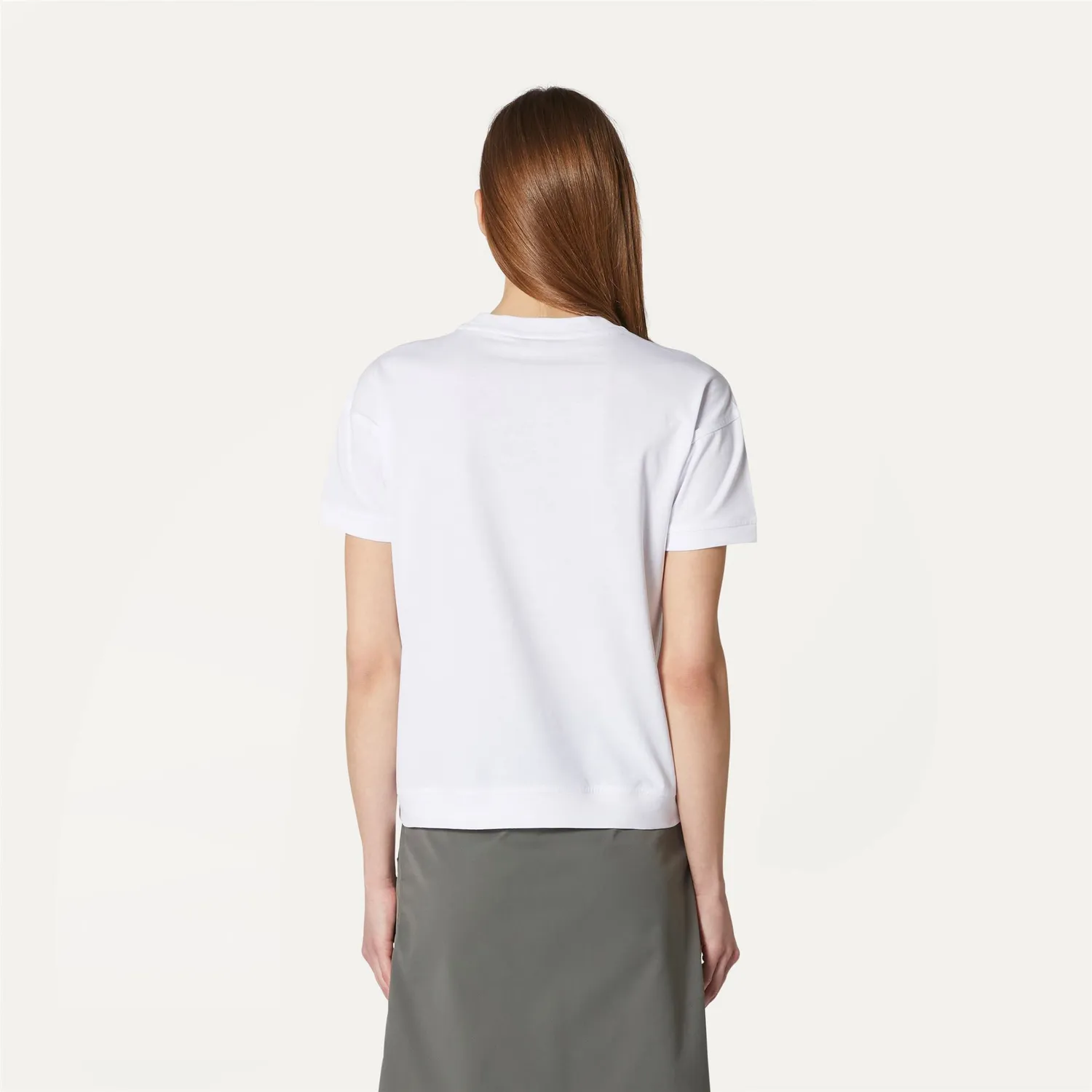 K-Way Ruby tricou dama alb bumbac