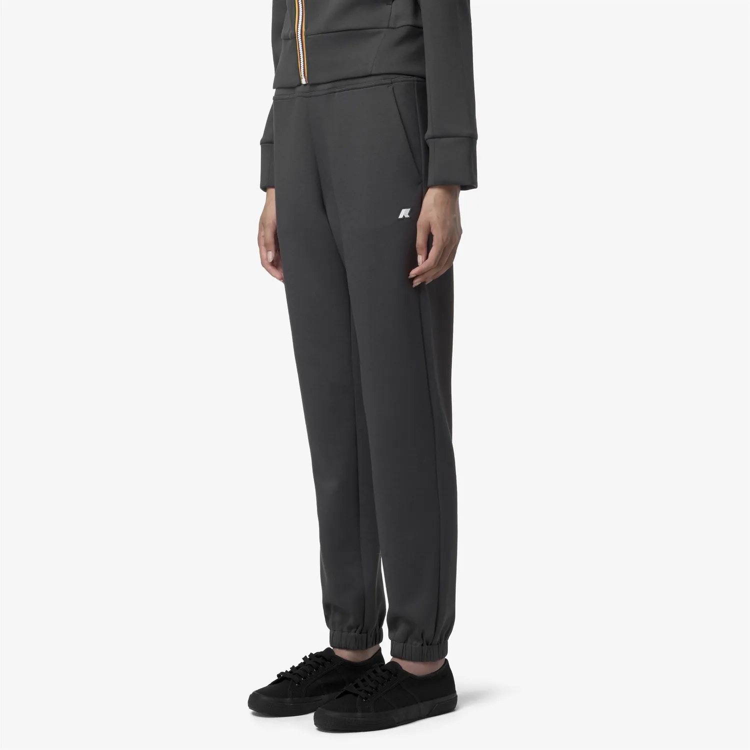 K-Way Ginevrette Light Spacer pantaloni sport gri damă