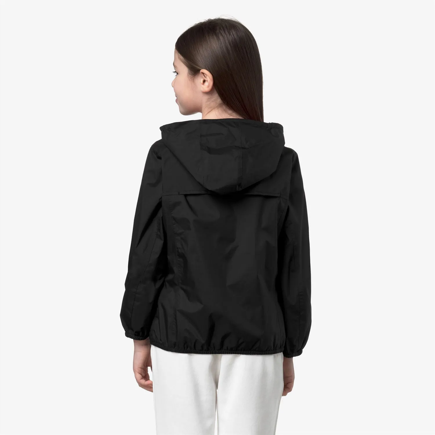 K-Way Lily Plus.2 Double geaca fete negru-roz reversibila