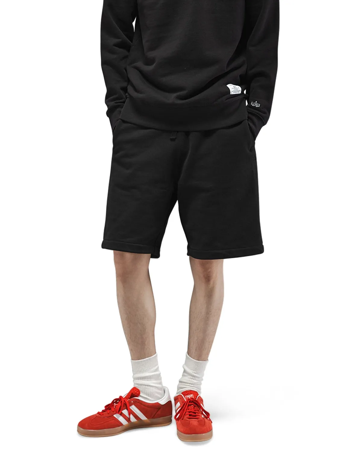 Alpha Industries Essential sort negru bumbac