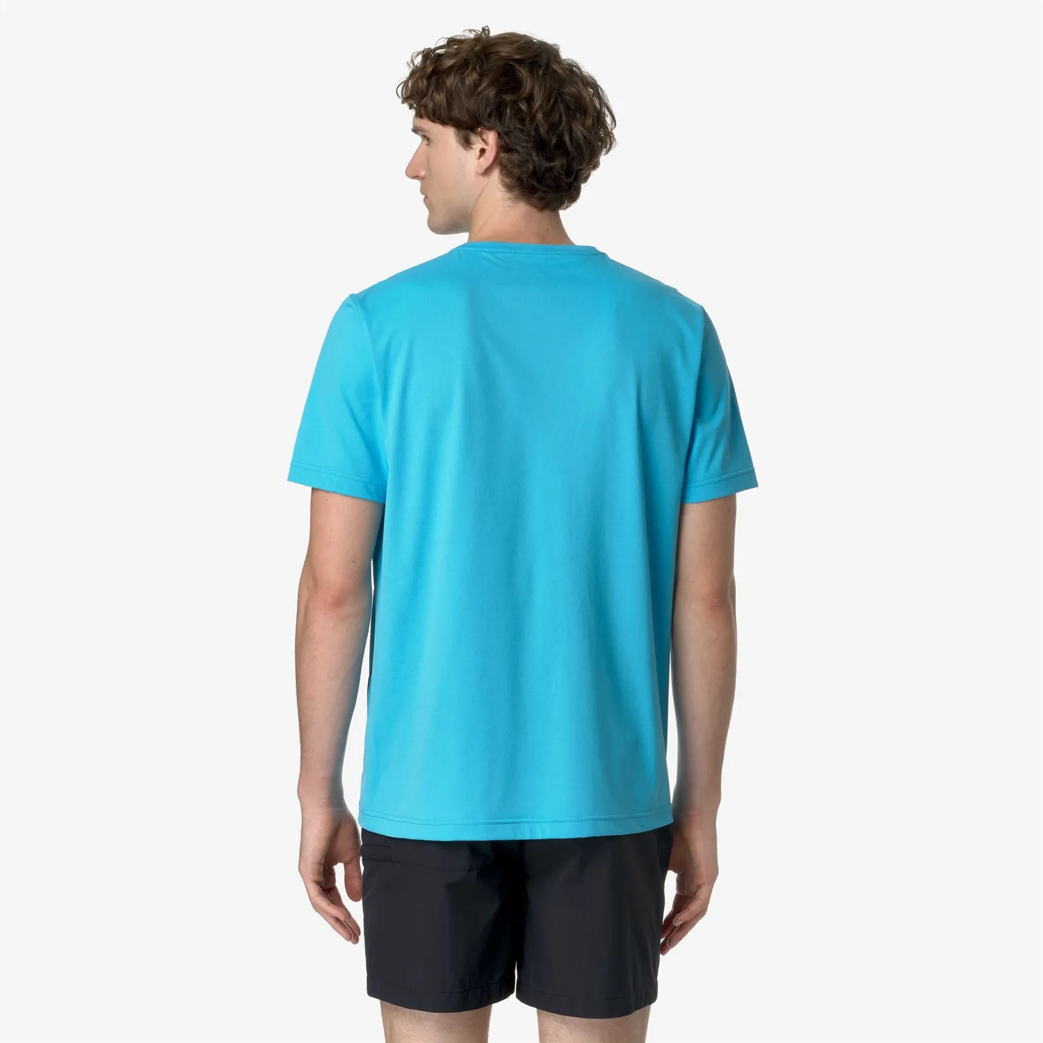 K-Way Seril Coral Gardeners tricou Blue Lagoon poliester reciclat