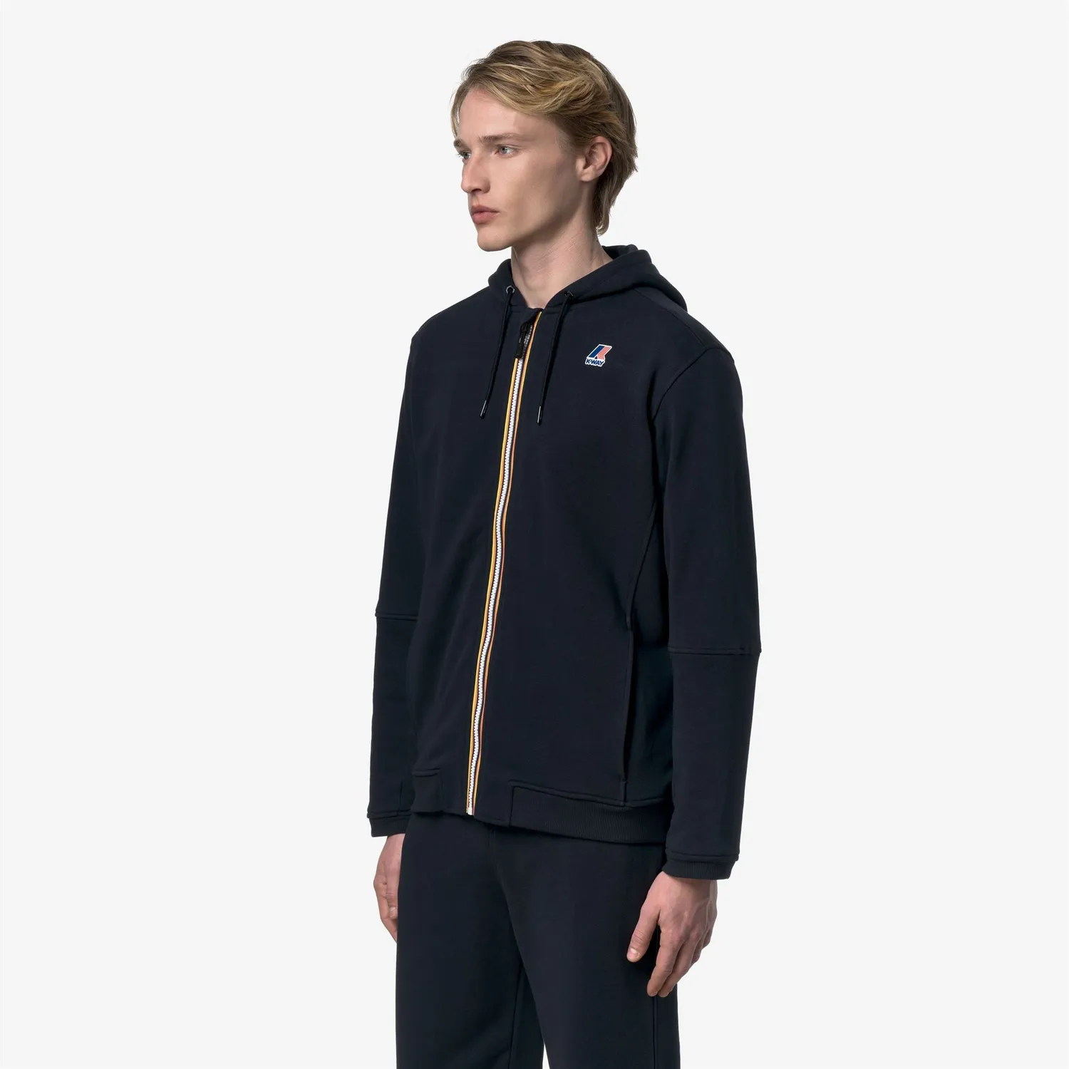 K-Way Prosper hanorac fleece albastru cu gluga