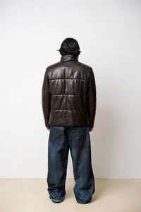 Mareus geaca barbati Onyx Black 608 piele vatelina