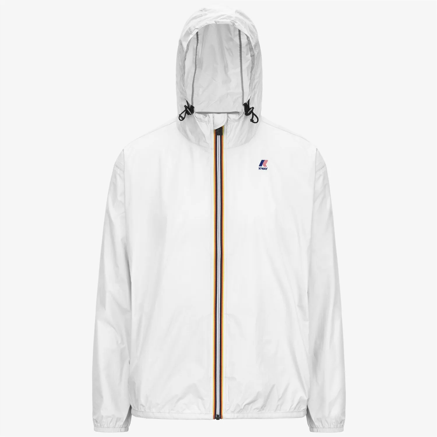 K-Way Le Vrai Claude geaca ploaie unisex White pliabila