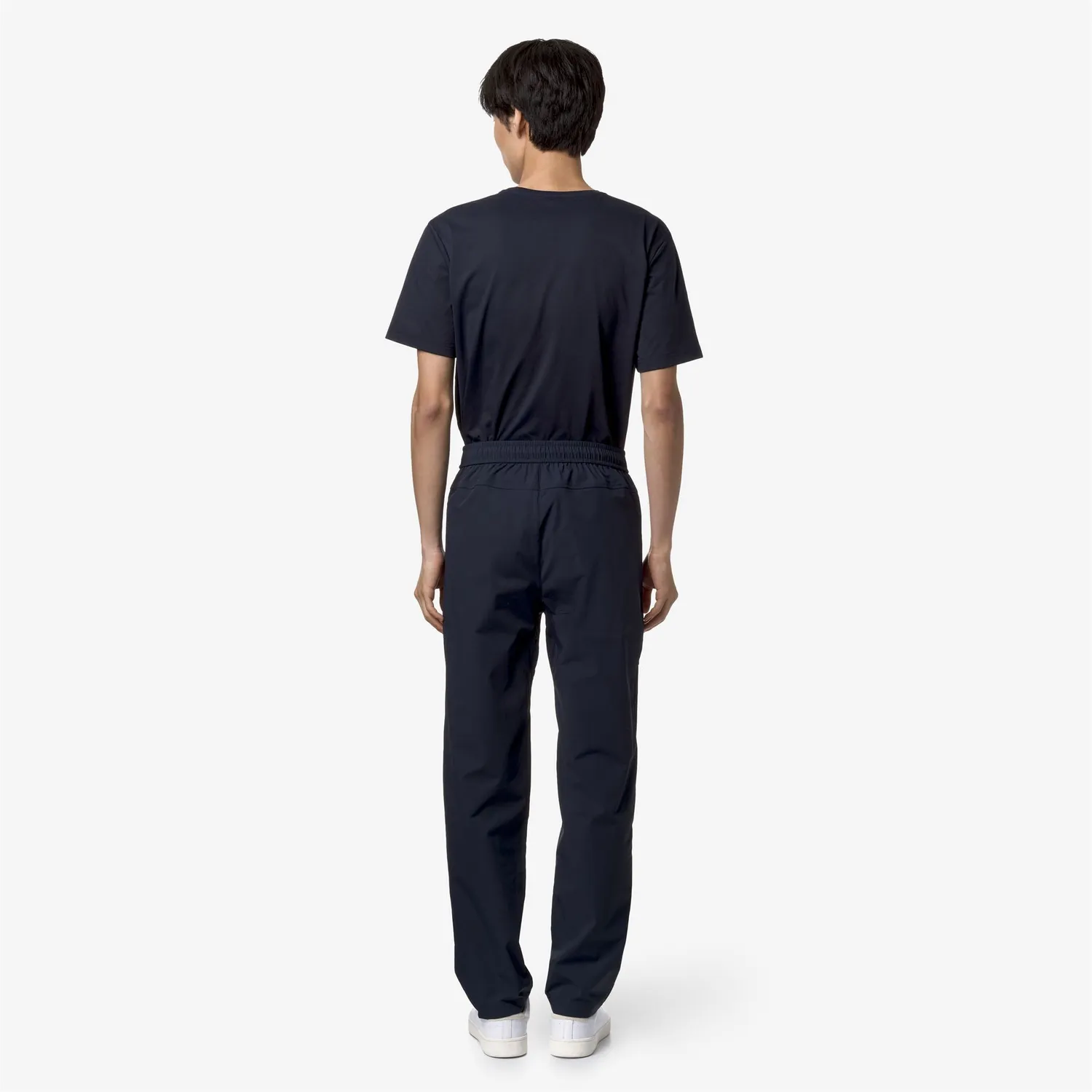 K-Way Med Travel pantaloni albaștri unisex din bumbac