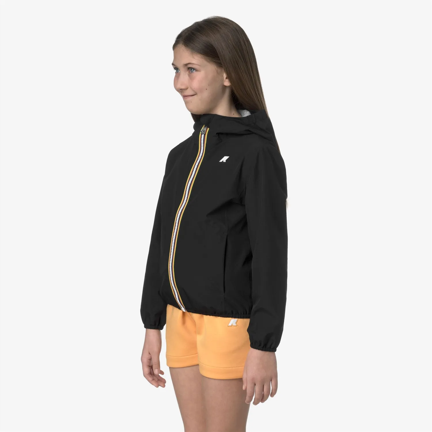 K-Way Lily Stretch geacă fete negru impermeabilă