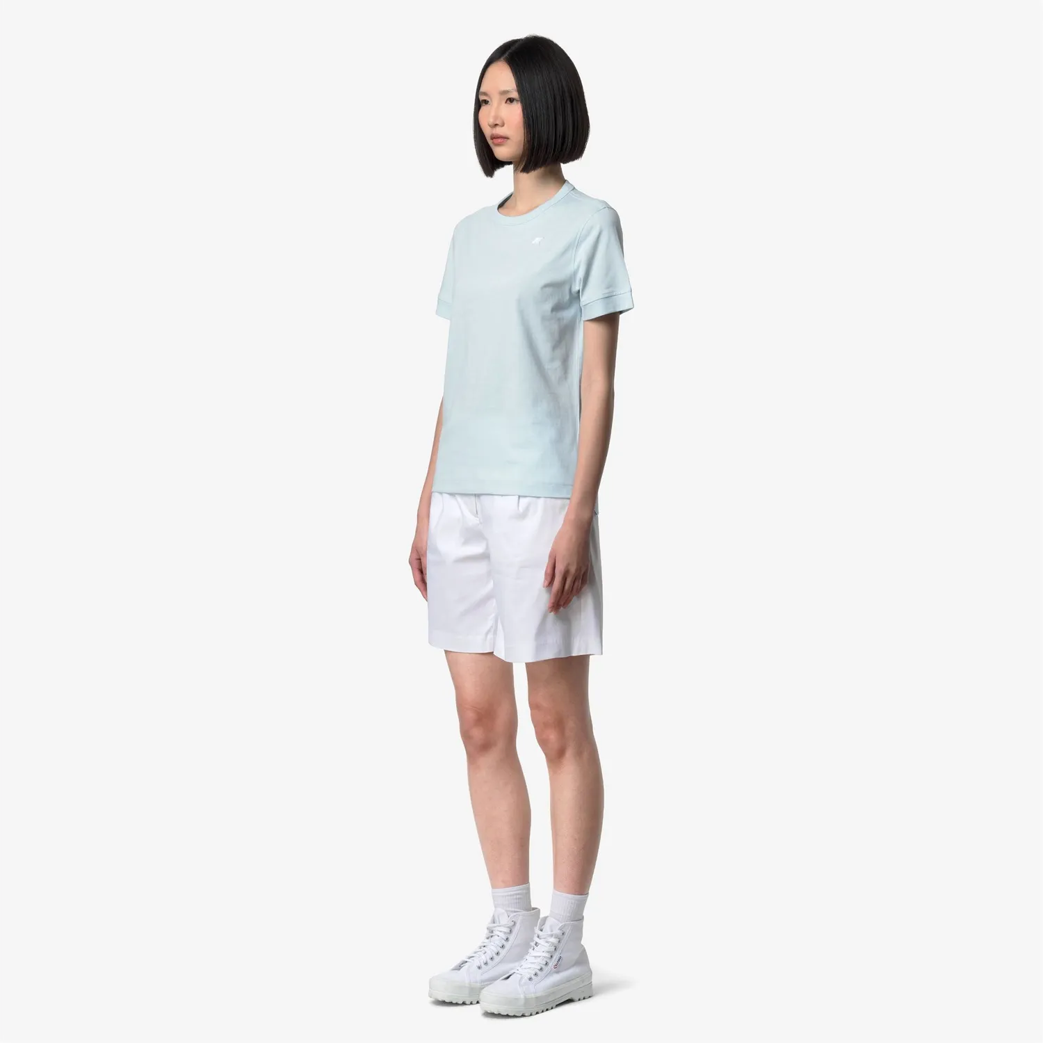 K-Way Emel Jersey tricou dama blue baby bumbac