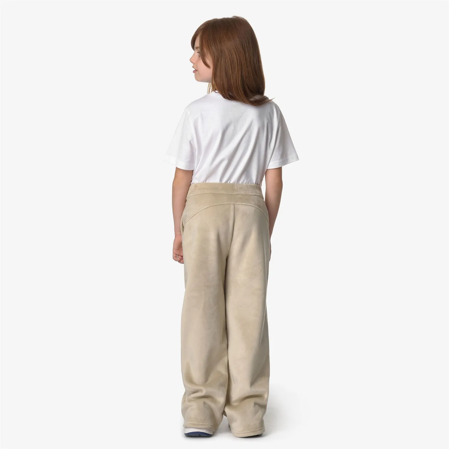 K-Way Jenny Velour Polar pantaloni fete bej caldurosi