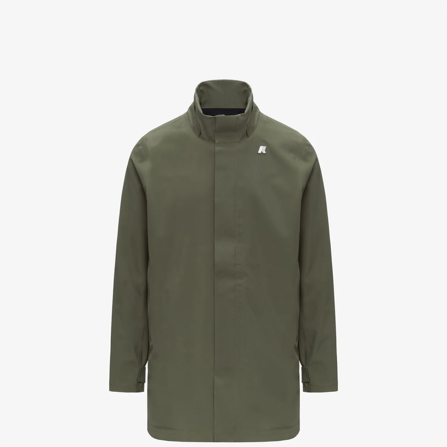 K-Way Duke Bonded Jersey palton barbati verde impermeabil