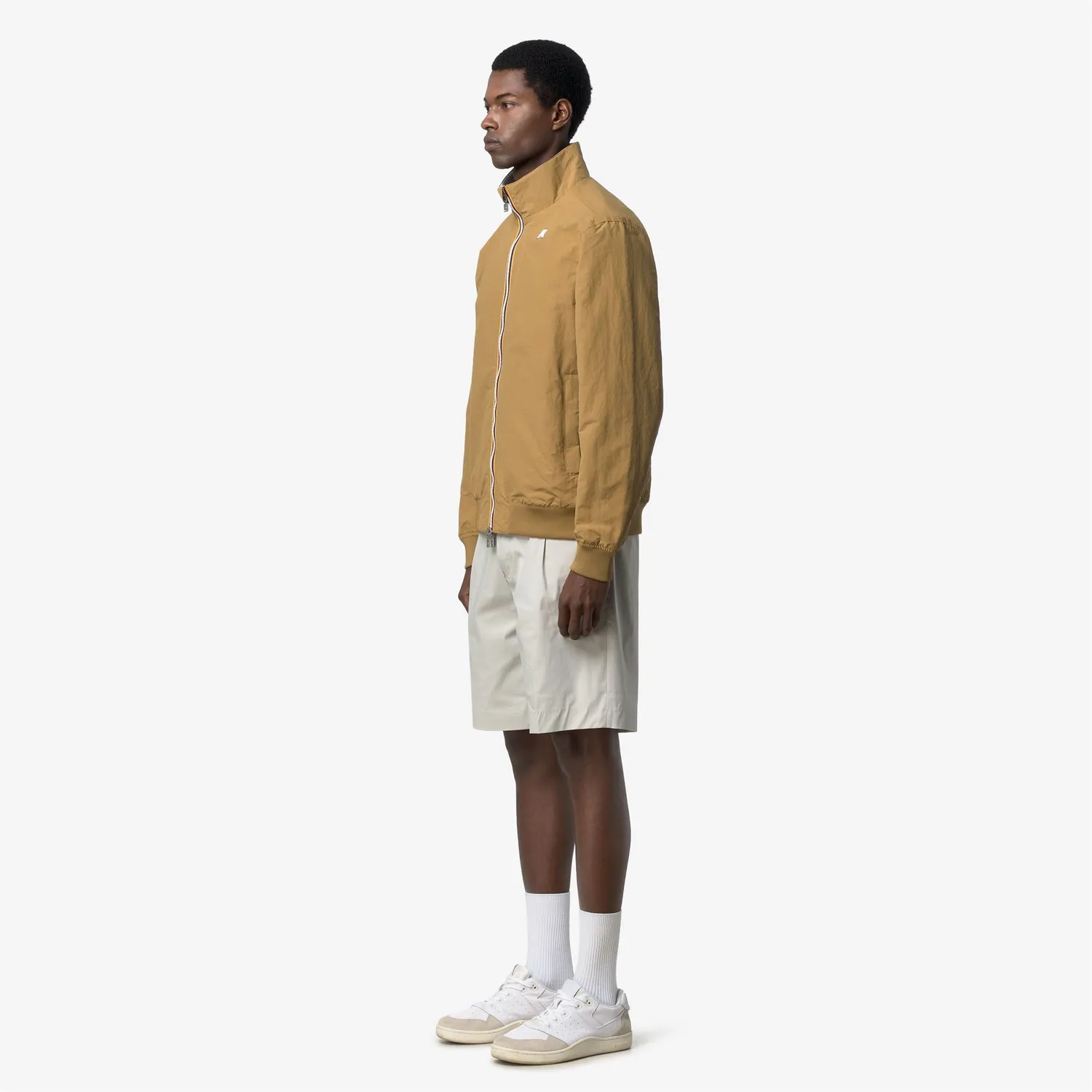 K-Way Arsene Cotton Double geacă bărbați maro reversibilă