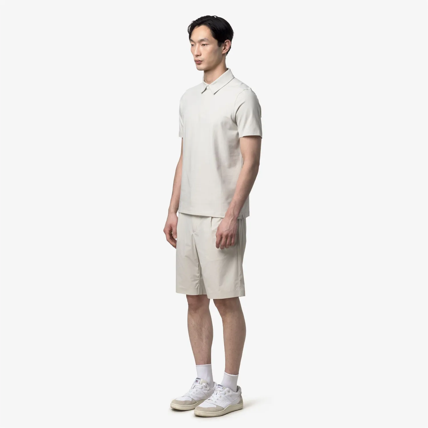 K-Way Ilton Light Tech pantaloni scurți Beige Lt elastici