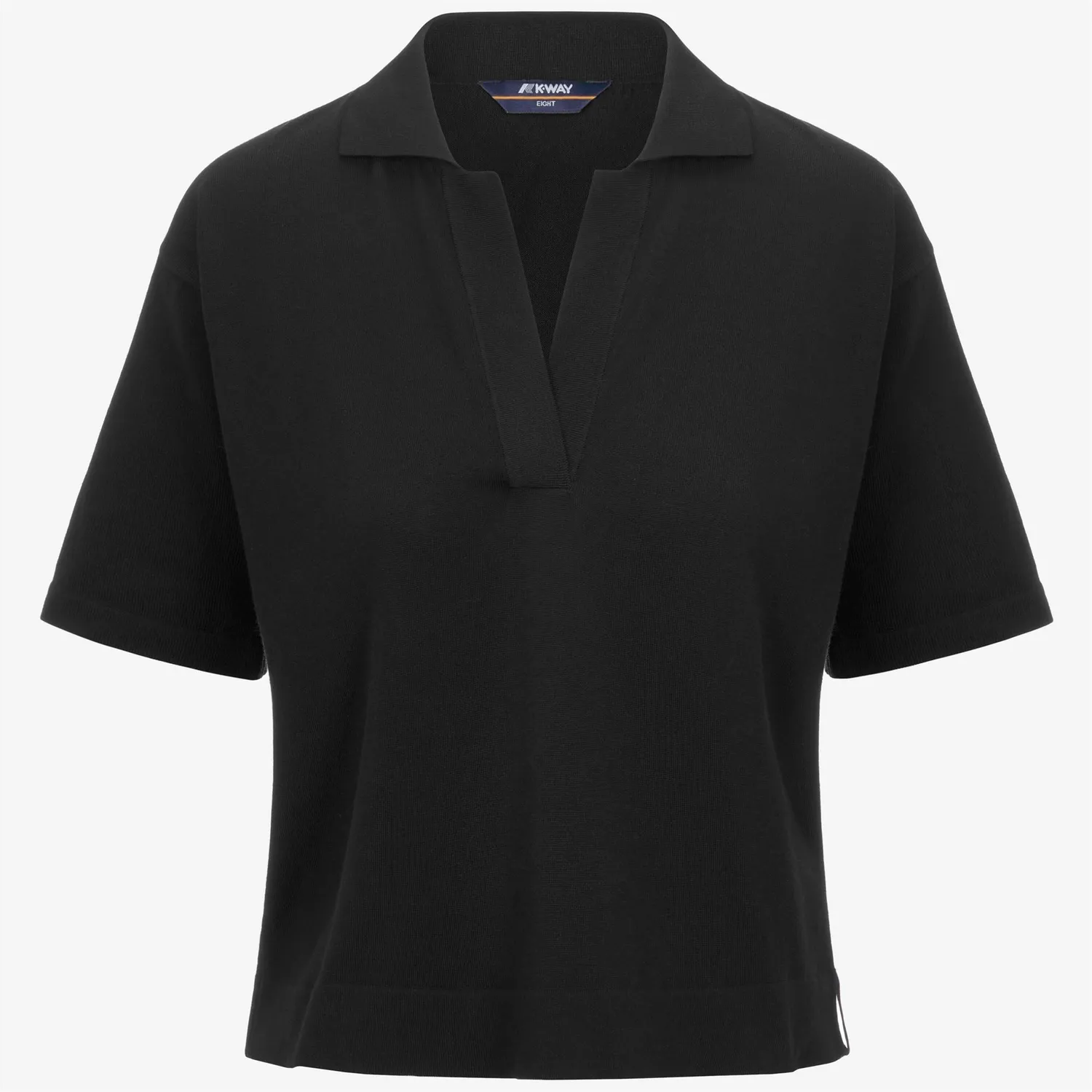 K-Way Marlhes polo dama negru bumbac egiptean