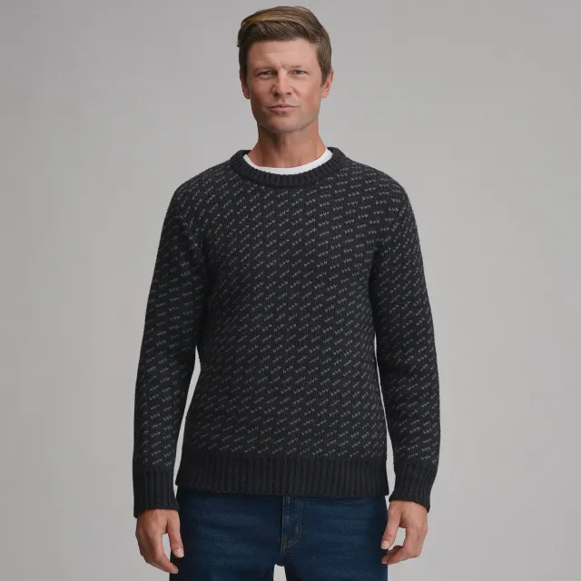 Eddie Bauer Birdseye Crew pulover barbati Navy