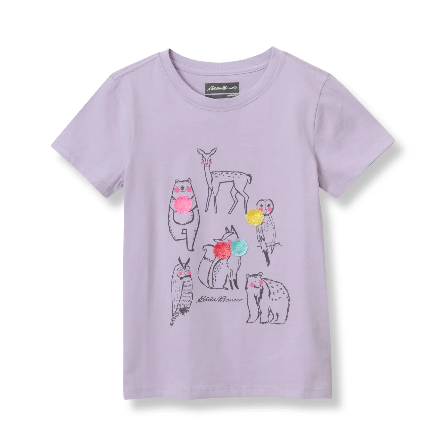 Eddie Bauer Girls Graphic tricou fete bleumarin bumbac