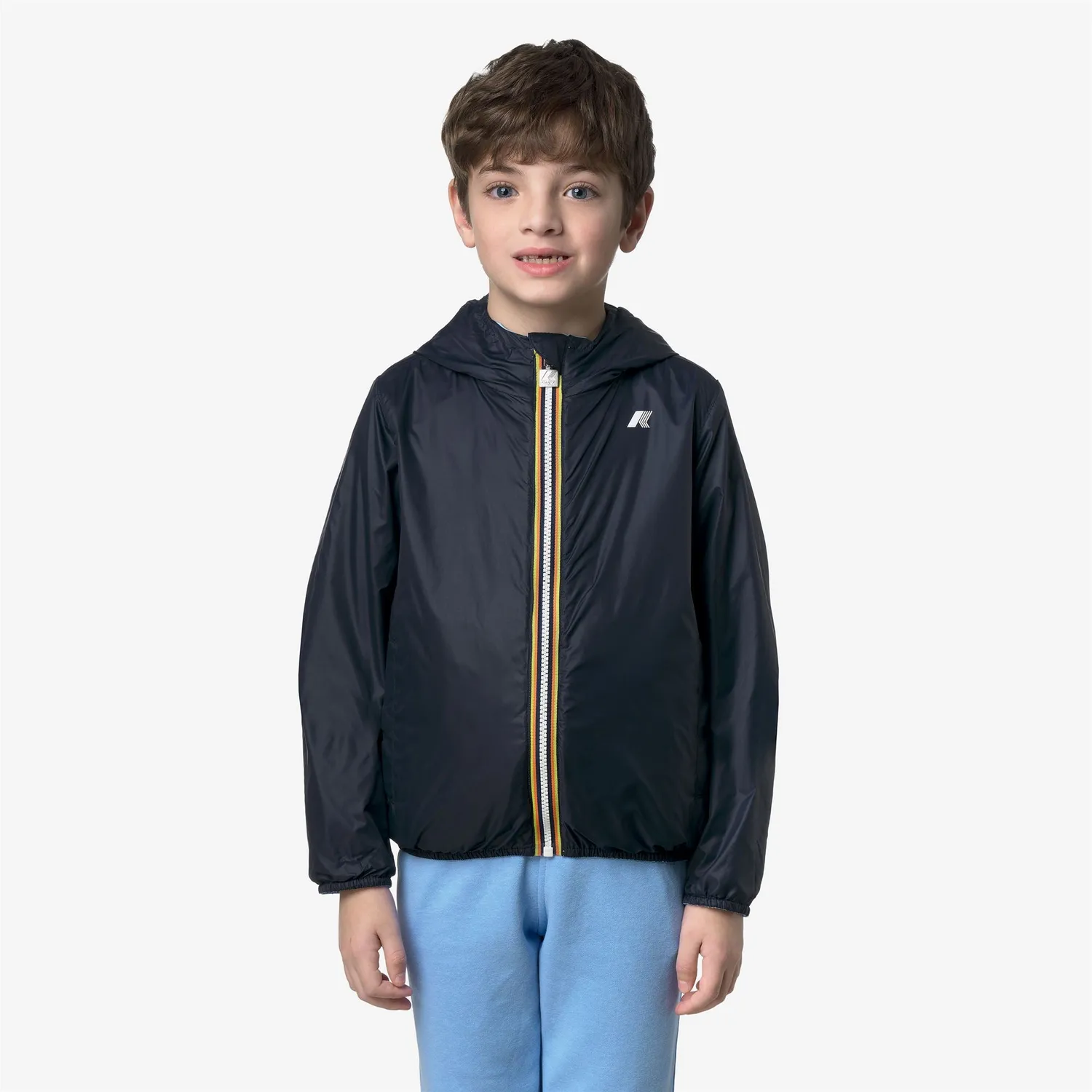 K-Way Jake Plus.2 Double geaca baieti albastra 2in1