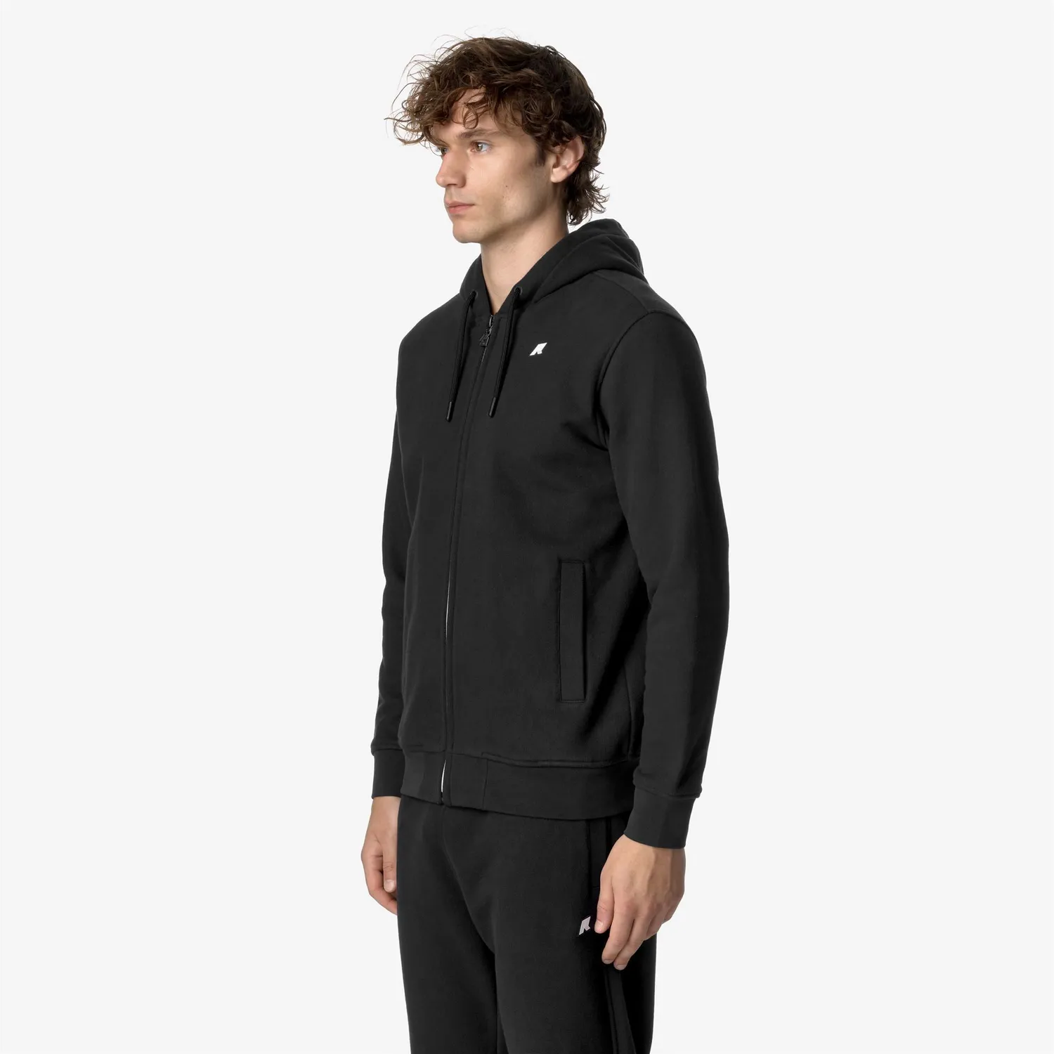 K-Way Anthony Heavy Fleece hanorac barbati negru calduros