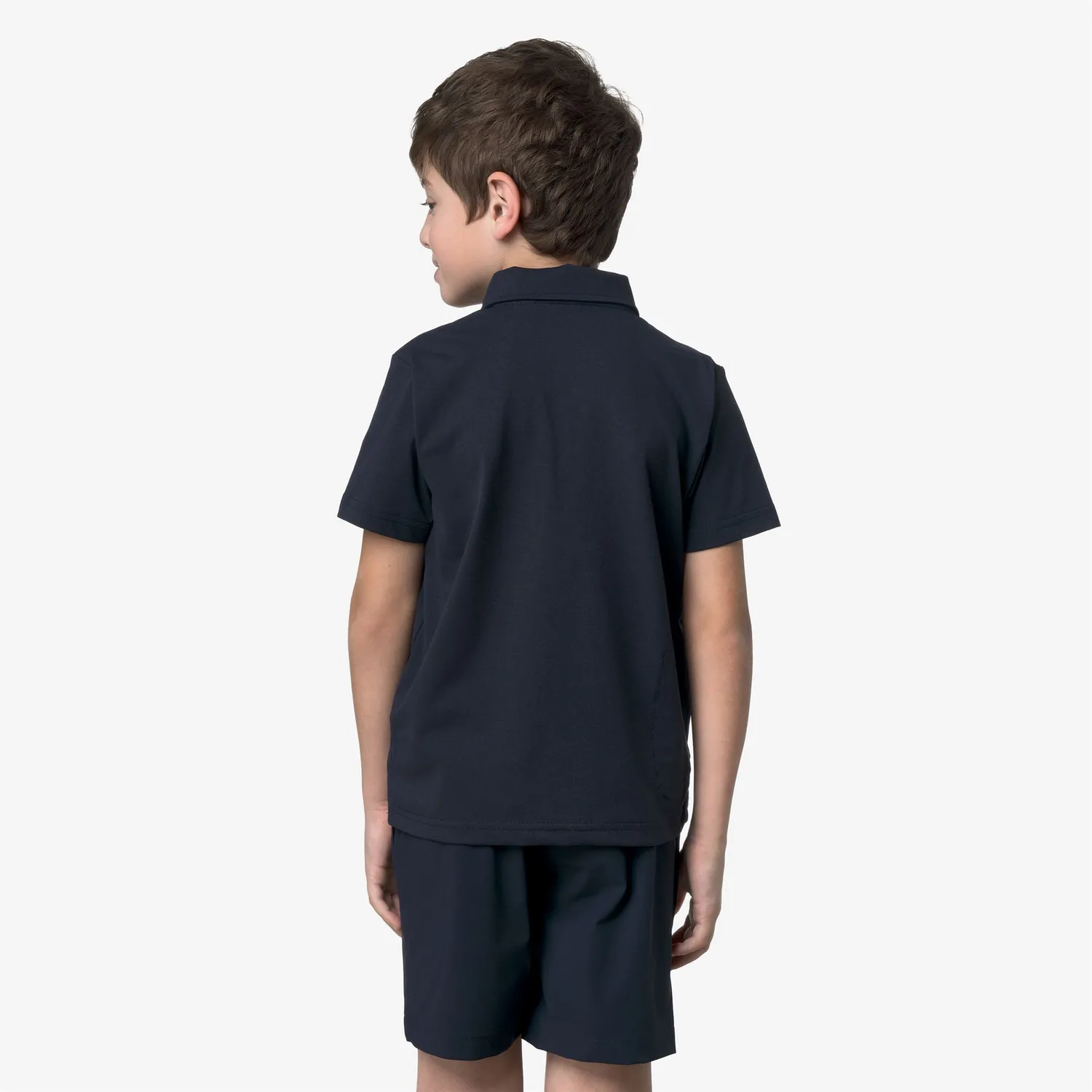 K-Way Decouvrir Travel polo copii Blue Depth cu protectie UV
