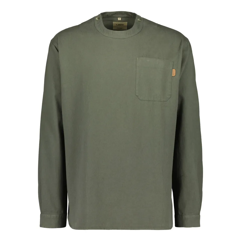 Sasta Pahta camasa barbati Charcoal Grey din flanel gros
