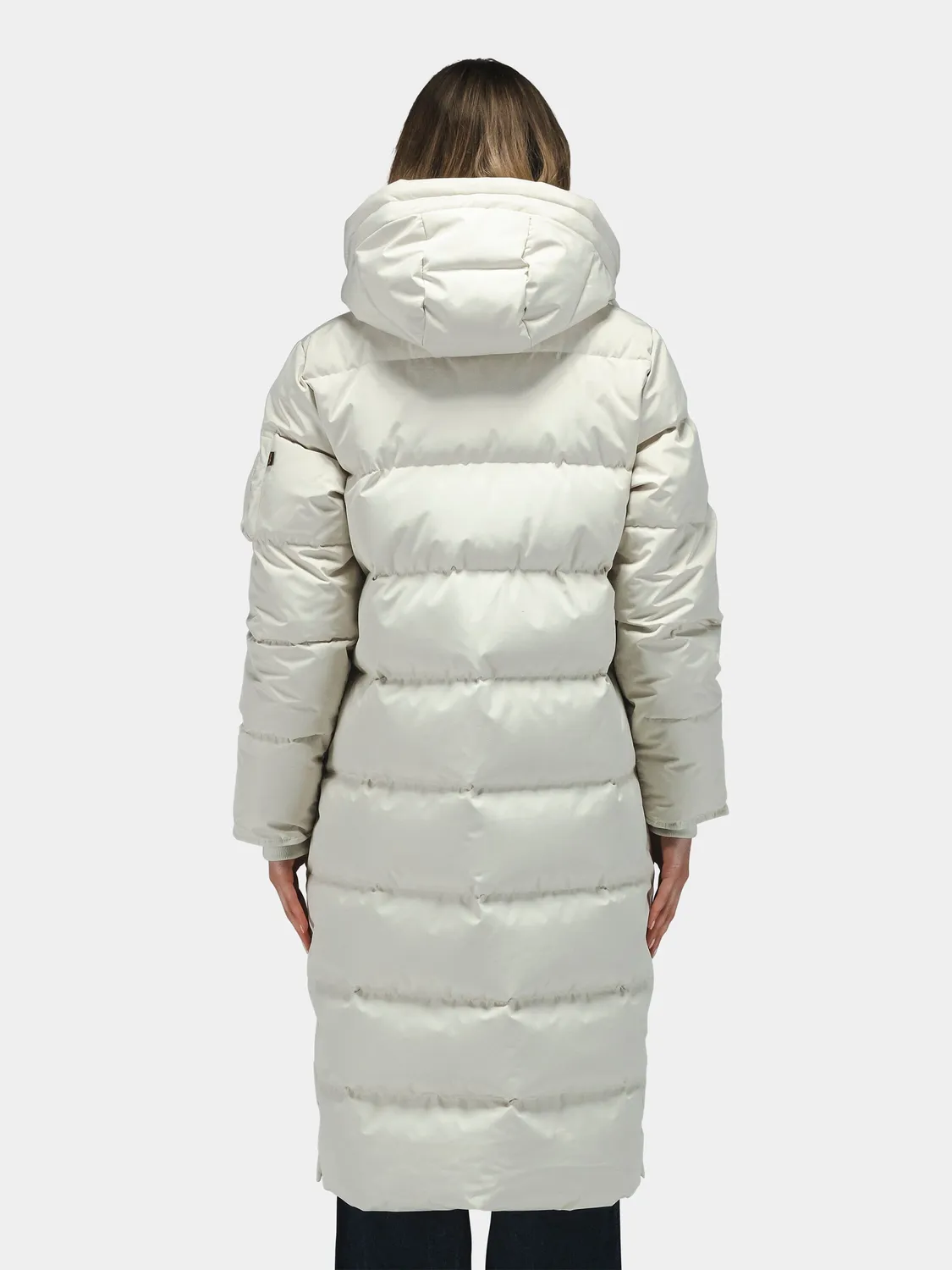Alpha Industries Sierra Long Puffer parka dama neagra puf