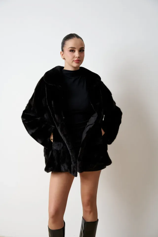 Mareus Jet Black 601 haina nurca neagra damă