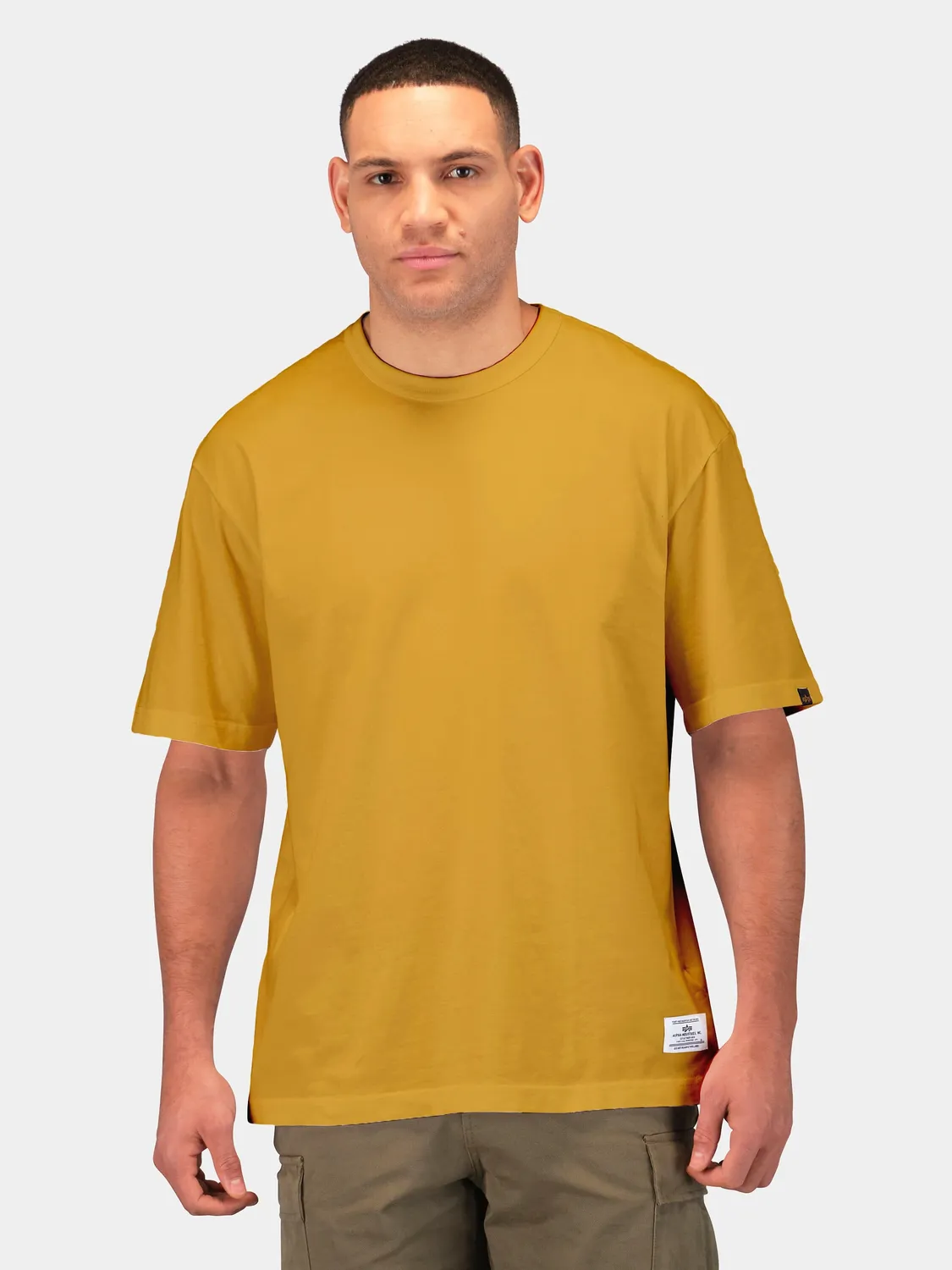 Alpha Industries Relaxed Short Sleeve Tee tricou bumbac Moss