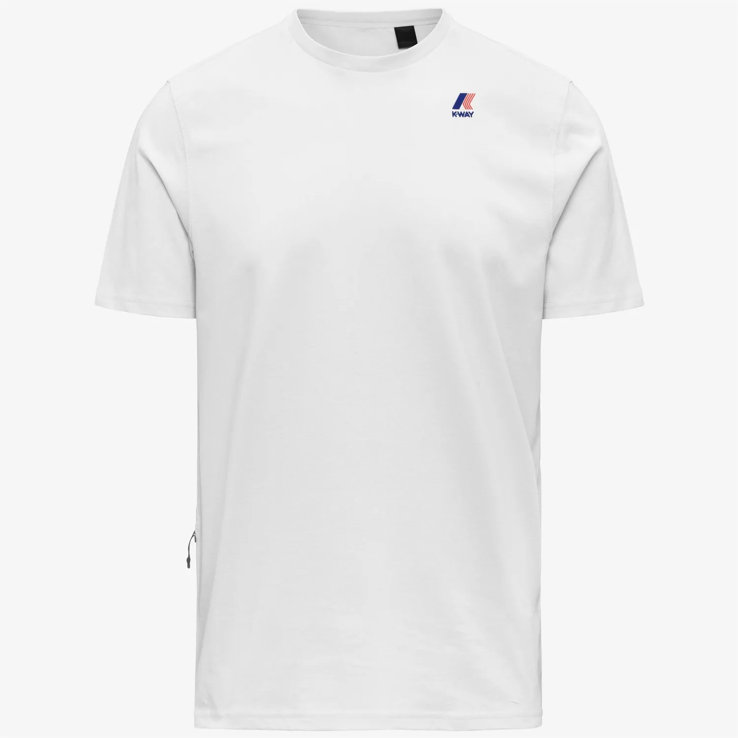 K-Way Leonide tricou unisex alb bumbac