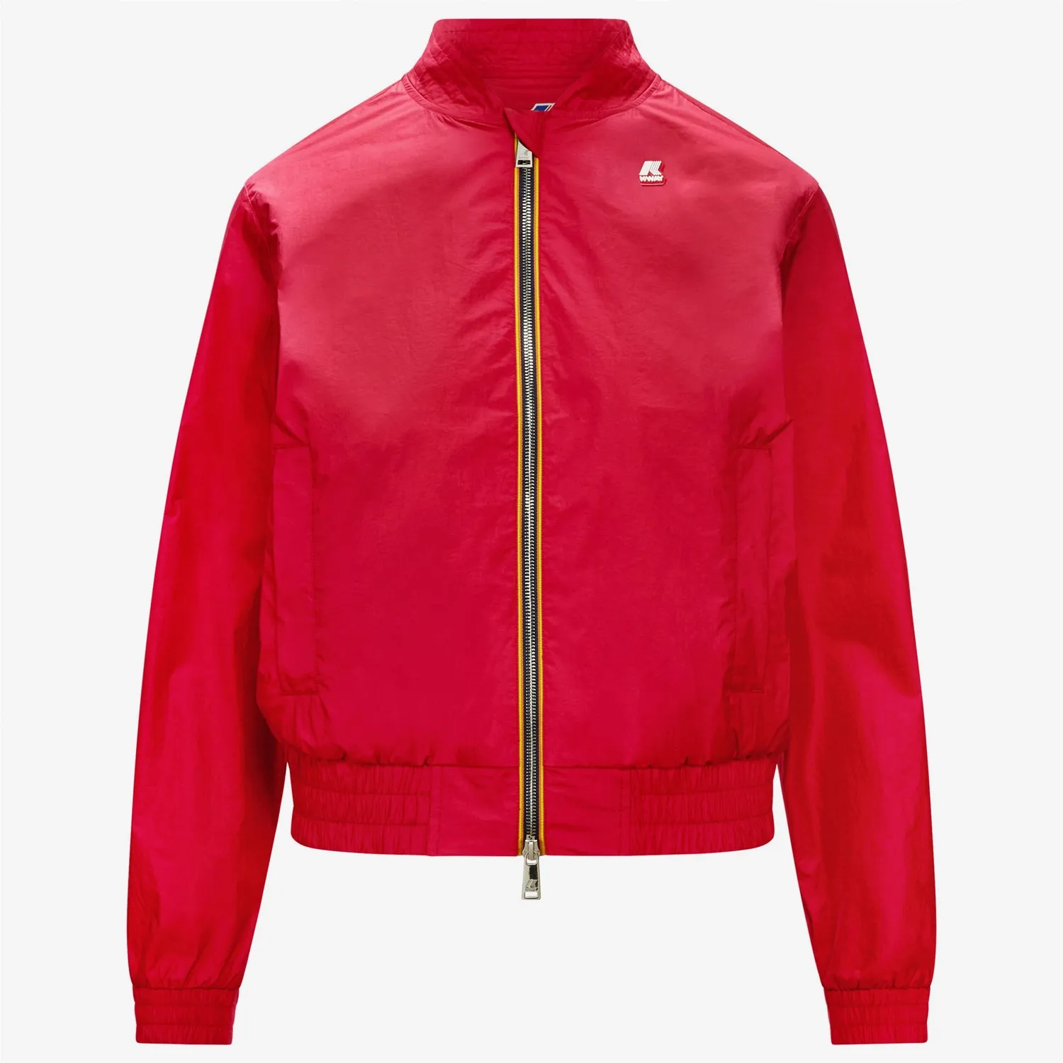 K-Way Amaurette geaca scurta rosu berry metalizata
