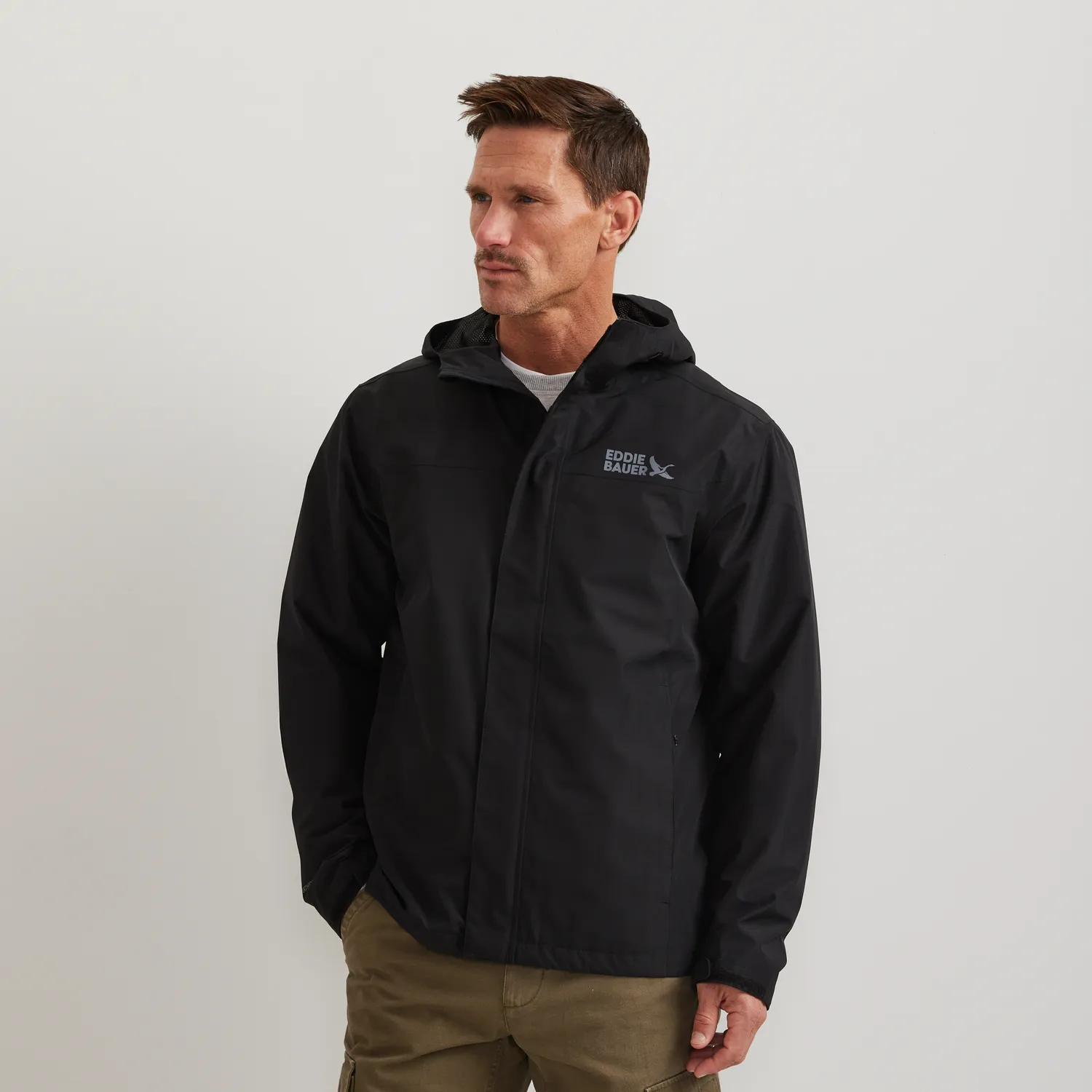 Eddie Bauer Rain Trek geacă de ploaie impermeabilă Black