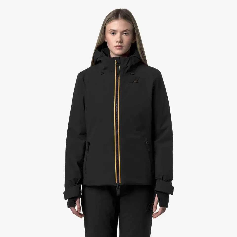 K-Way Labresse 2L Twill geaca schi dama negru