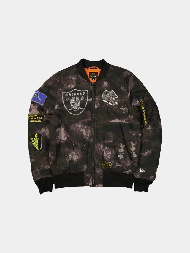 Alpha Industries Raiders MA-1 geaca bomber camo reversibila