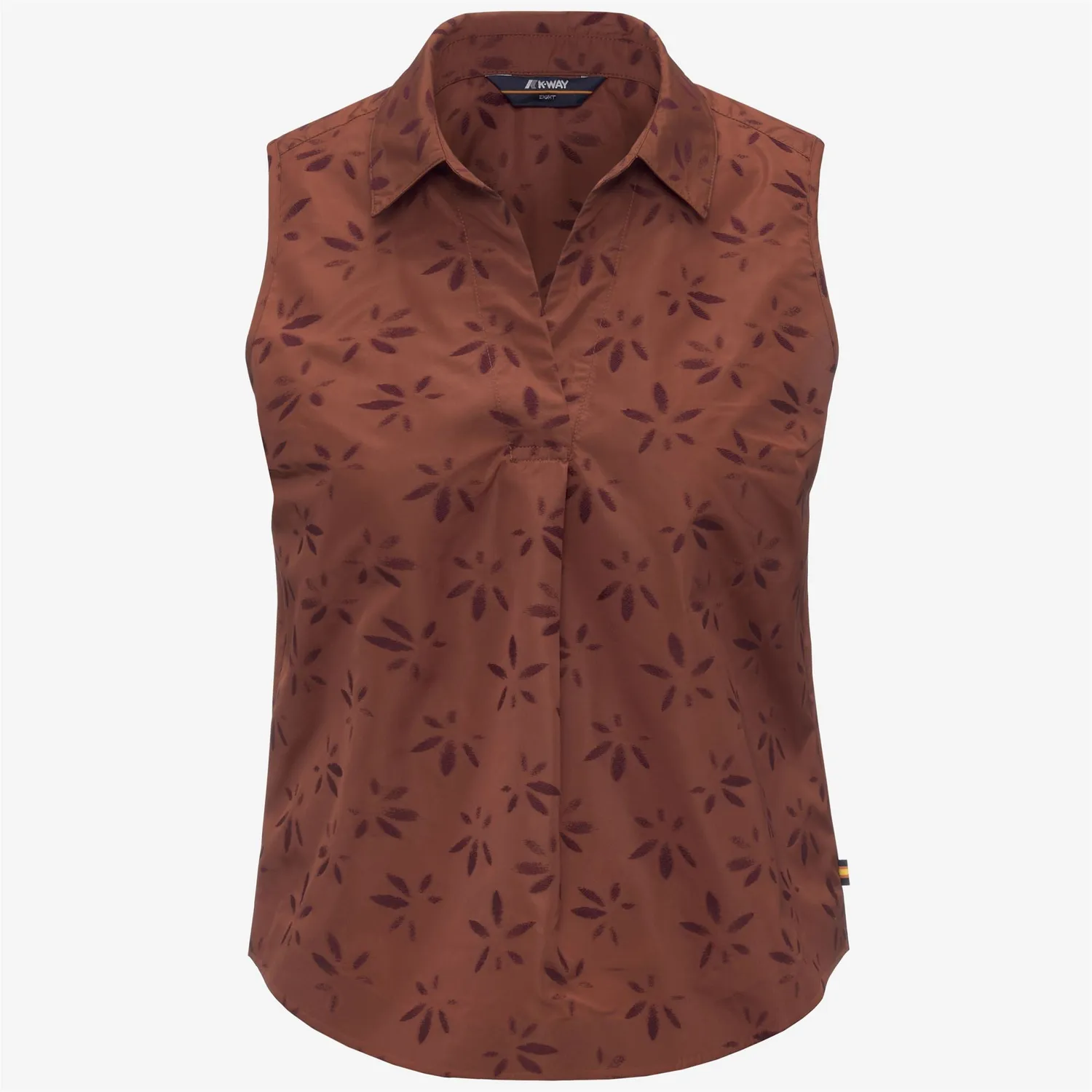 K-Way Anty Emby Jacquard camasa dama maro violet satinata