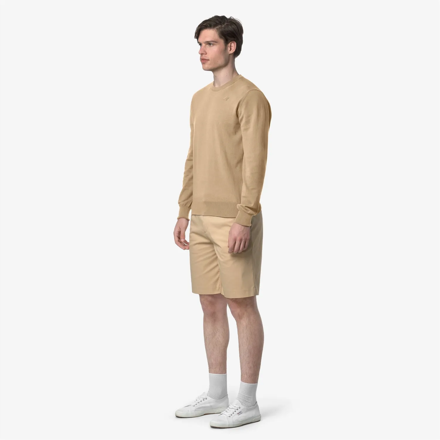 K-Way Severe Twill Tech bermude Beige Rope elastice