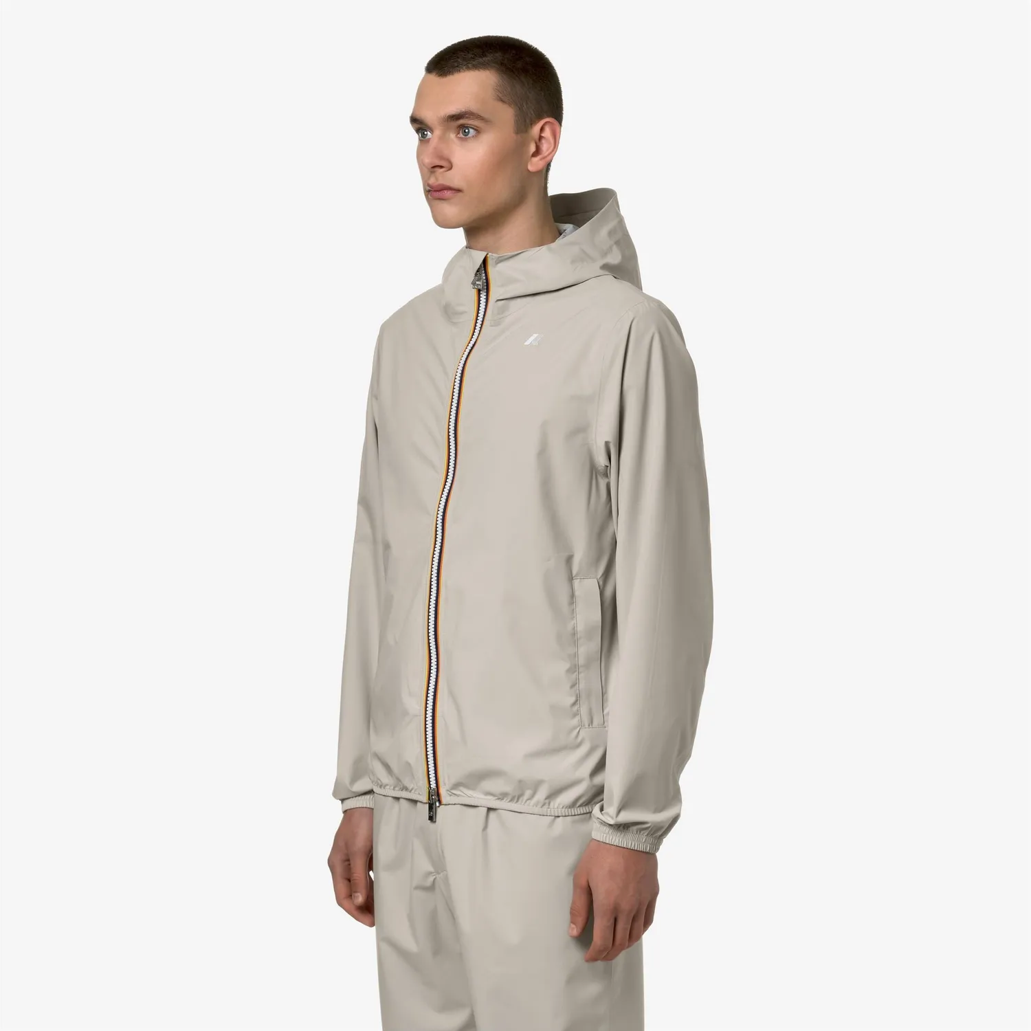 K-Way Jack Stretch Dot geaca barbati Beige Lt impermeabila