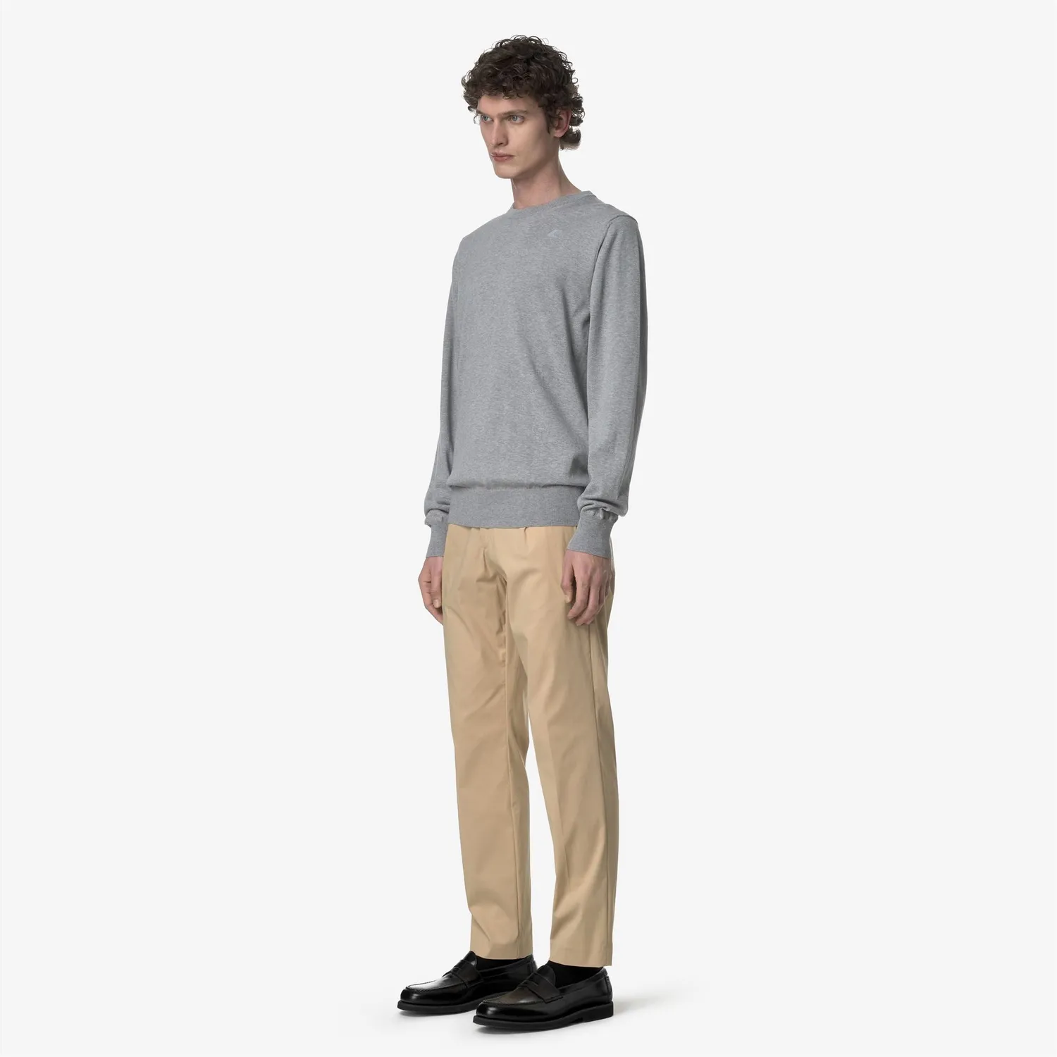 K-Way Ailton Twill Tech pantaloni chino barbati bej stretch