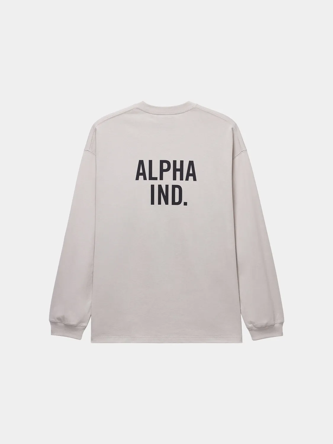 Alpha Industries UNFRM Pocket tricou maneca lunga ivory bumbac